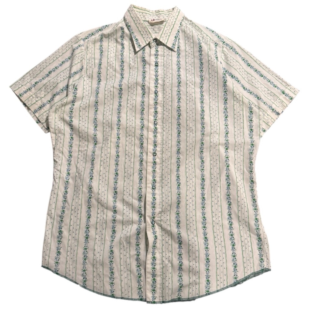 90’s/00’s BKE67 Snap button short sleeved shirt